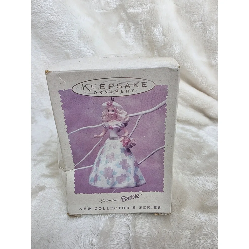 Hallmark‎ Keepsake Ornament Springtime Barbie 1995 New Collector's Series